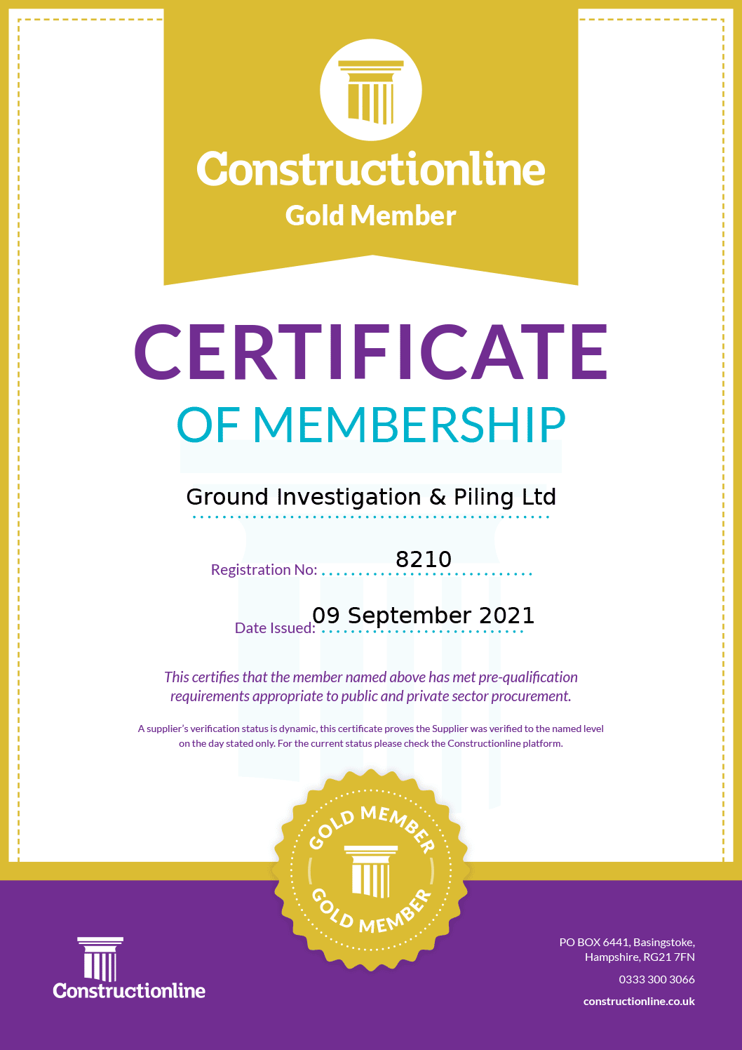Constructionline Gold Certificate Expires 04 10 22